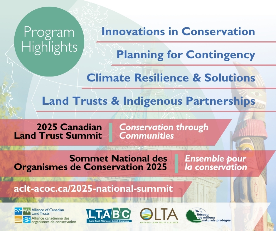 Program Highlights: Innovations in Conservation, Planning for Contingency, Climate Resilience and Solutions, Land Trusts and Indigenous Partnerships